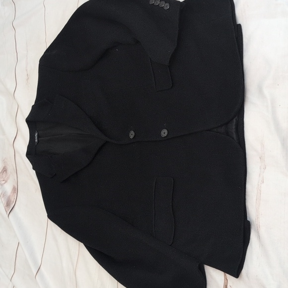 Gary Michaels Clothiers Black Men's 100% Camel Hair Blazer Coat Jacket size 38S